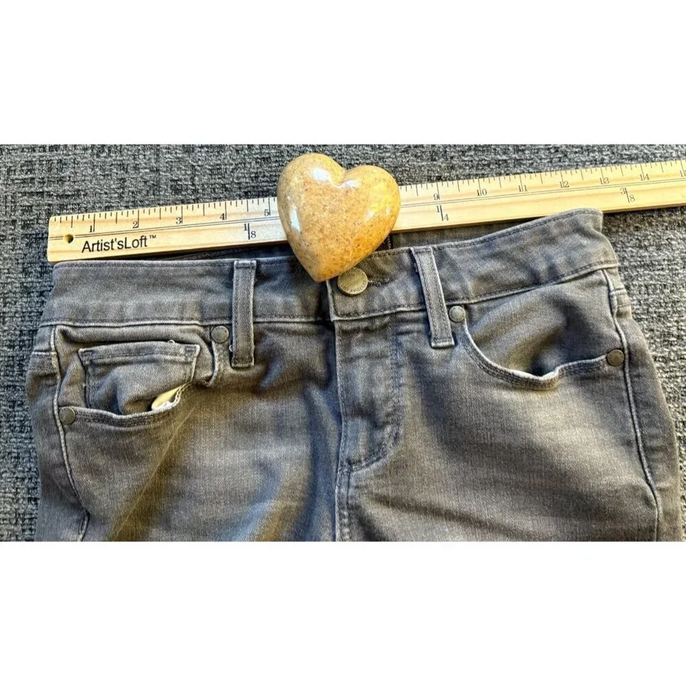 PAIGE Verdugo Ankle Skinny‎ Jeans Womens 26 Grey Mid Rise Stretch Denim USA Made